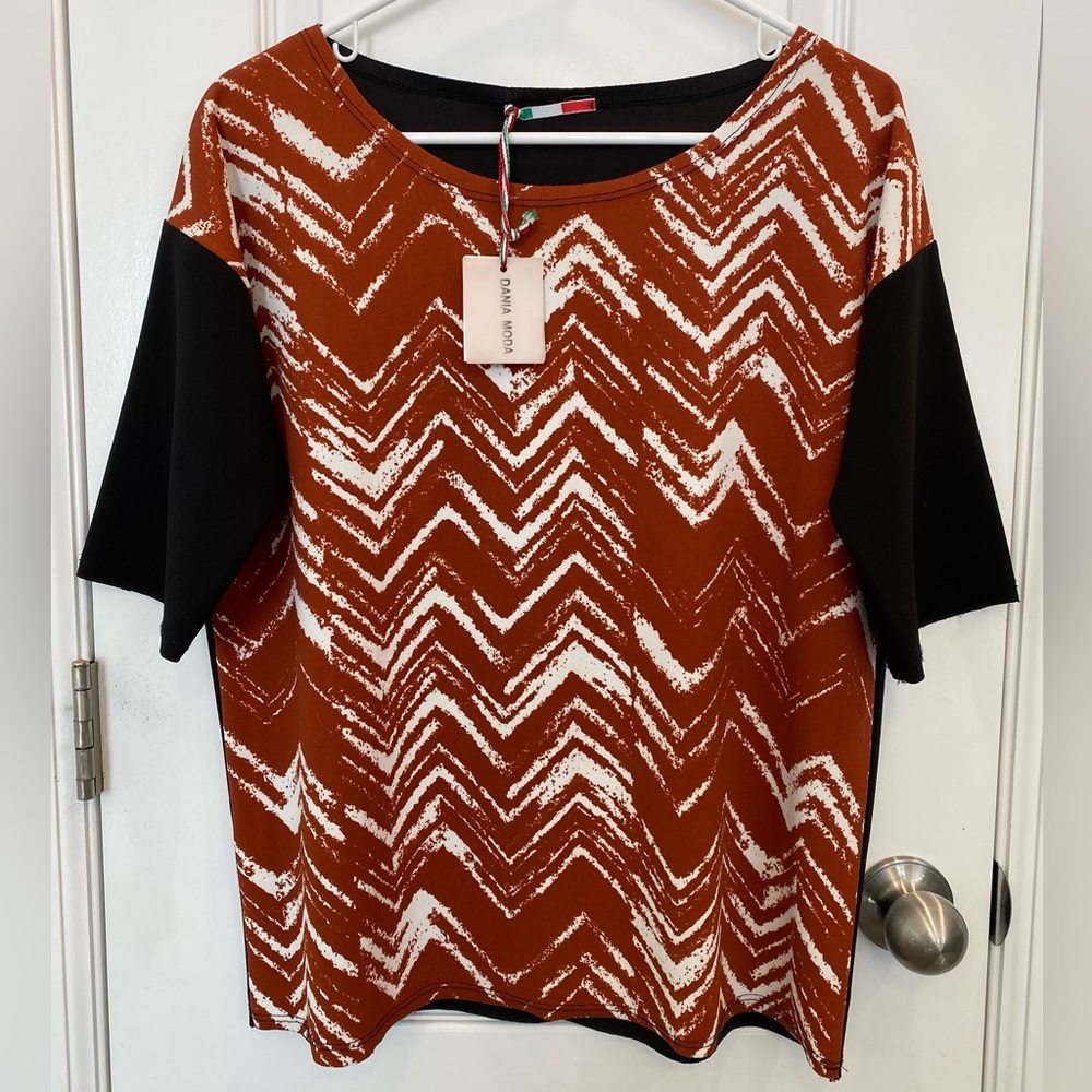 Italian Chevron Blouse